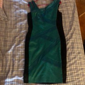 Silky soft cocktail dress zipper on side